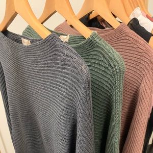 Charcoal Dolman Sweater